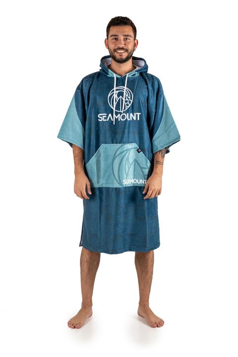 SEAMOUNT Unisex Basıc 2 Surf Tasarım Baskılı Havlu Panço Sm-p009