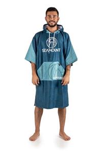 SEAMOUNT Unisex Basıc 2 Surf Tasarım Baskılı Havlu Panço Sm-p009