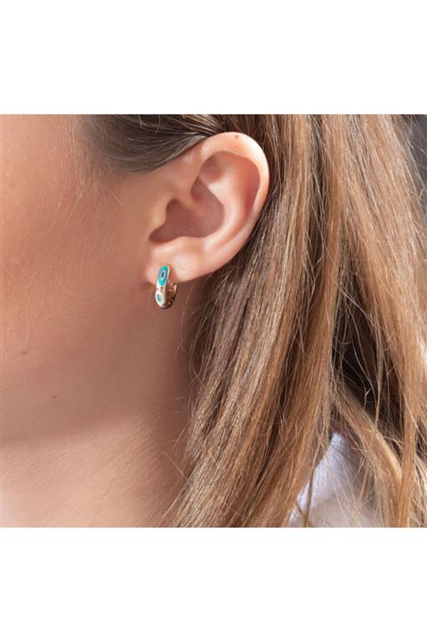 CETAŞ Kadın Cetas 14 Ayar Sarı Altın Fortuna Küpe