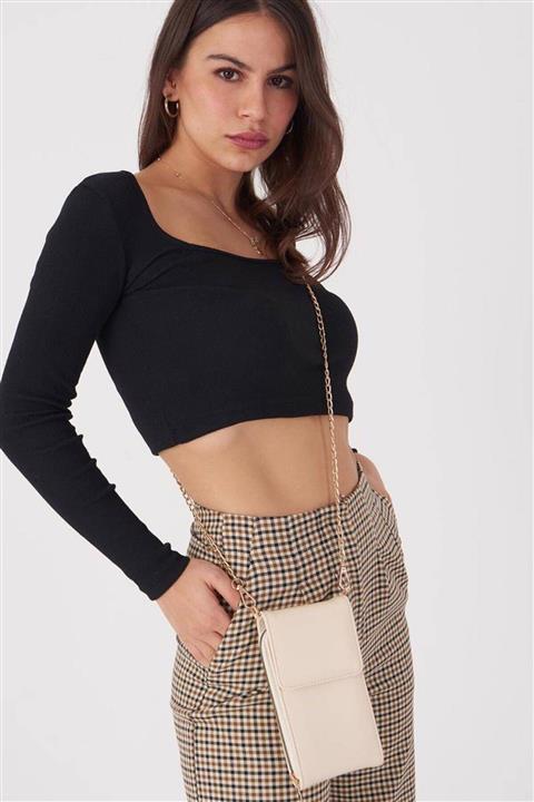 Addax Kadın Bej Cüzdan Çanta Czdn76 - F7 ADX-0000023164