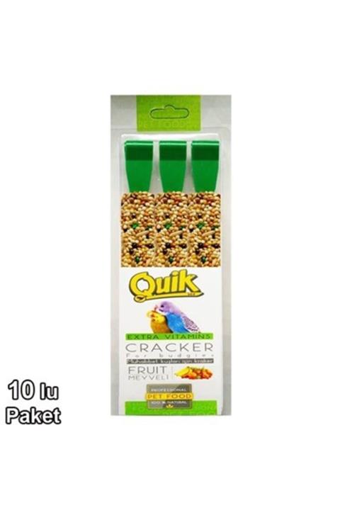 Quik Meyveli Muhabbet Krakeri 3lü 10lu