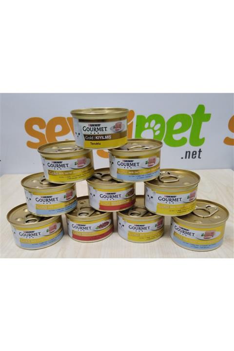 Purina 10 Adet Gourmet Kedi Yaş Mama