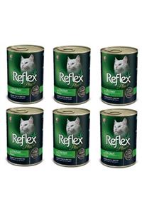 Reflex Plus 6 Adet Tavuklu Kedi Konserve Pate Içinde Et Parçacıklı 400 gr