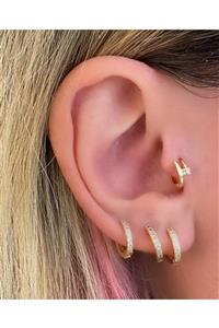 Markiz Takı 316l Cerrahi Çelik Gold Taş Tragus Piercing 6 Mm