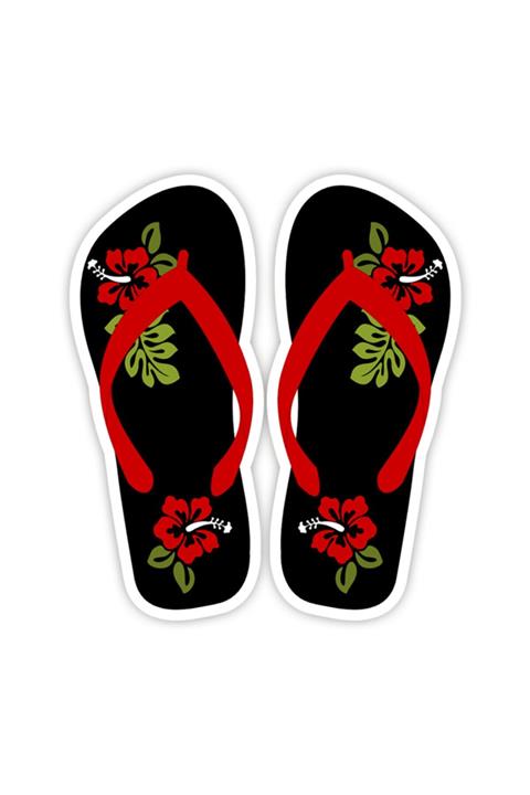 Stickker Yazlık Terlik (3 Adet)