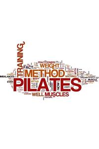 KT Decor Pilates Anahtar Kelimeler Xl Dev Duvar Sticker
