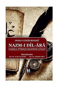 Altınpost Yayınları Nazm-ı Dil-Ara Farsça-Türkçe Manzum Lügat