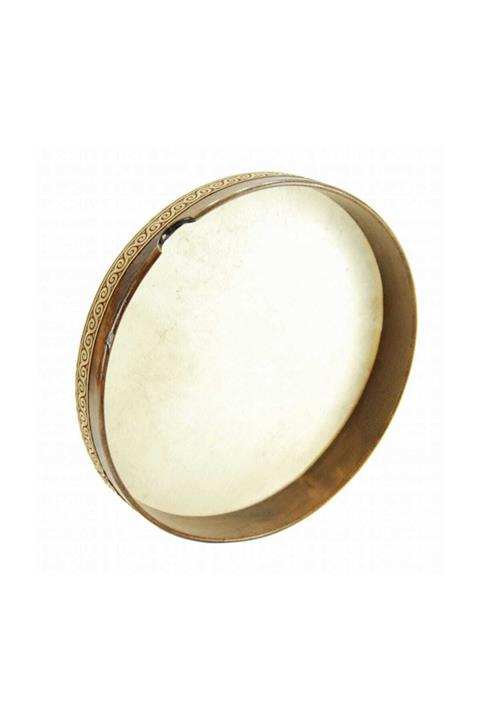 Ses Müzik Aletleri Bendir Def Naturel Deri DB45C