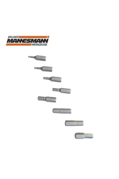 Mannesmann 20252 Altıgen Bits, 3.0 X 25 Mm, 10 Parça