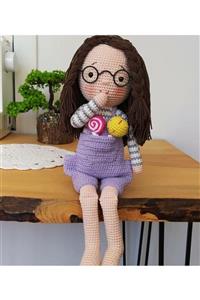 Amigurumi Leyla Amigurumi Amanda Bebek 40cm Organıc Oyuncak