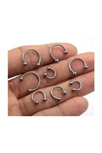 kuqpeli Cerrahi Çelik Piercing Kulak-burun-kıkırdak-septum