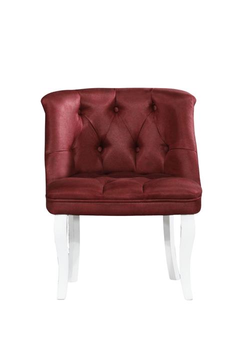 Vinda Mobilya Tekli Berjer Bordo Çay Seti Takımı Berjeri