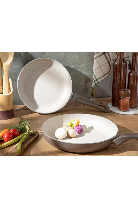 English Home Paol Granit 2 Parça Tava Seti 24-28 Cm Gri