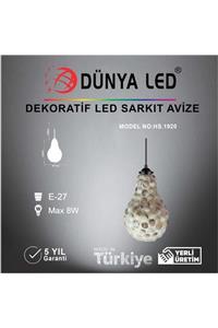 DÜNYA LED Hs.1920 6w Deniz Kabuğu Sarkıt