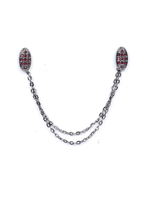 Esgue Gömlek Yaka Iğnesi Kırmızı