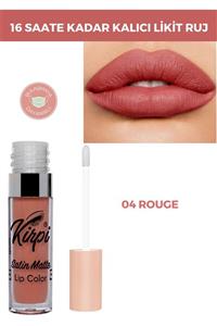 Kirpi Satin Matte Likit Mat Ruj 04