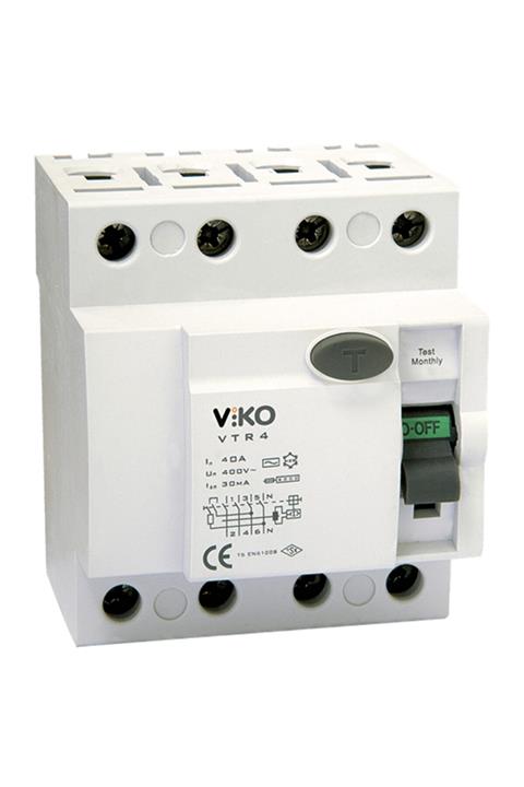 VİKO 4 X 80 Amper 30ma Kaçak Akım Rolesi