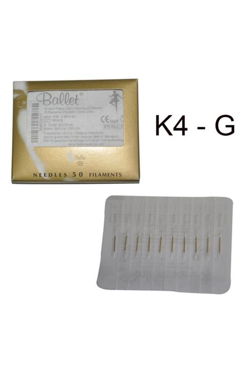 Ballet Gold Epilasyon Iğnesi K4g Altın 50 Adet Dk