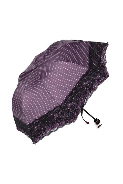 Marlux Mor Çantalı Ve Dantelli Kadın Şemsiye M21mar362r003