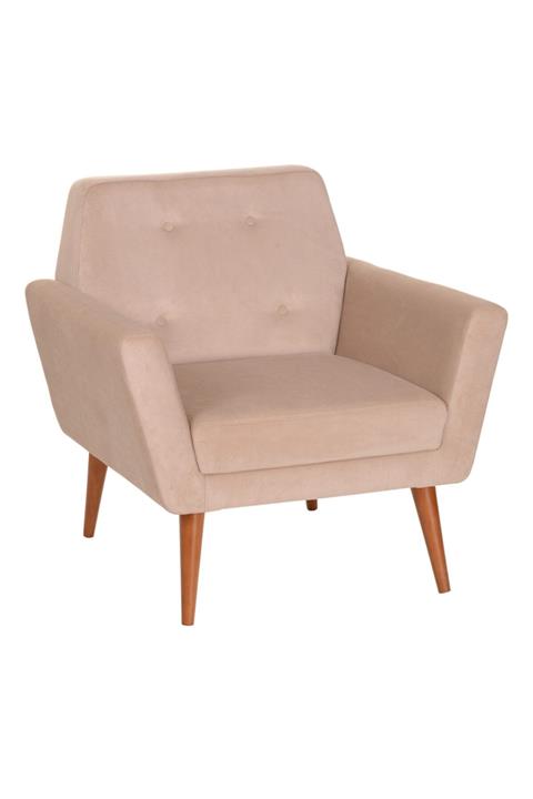 Luvino Torino Tekli Koltuk Krem