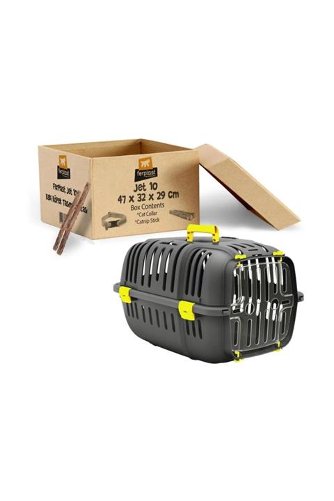 Ferplast Sarı Jet 10 Kedi Taşıma Çantası 47x32x29 Cm