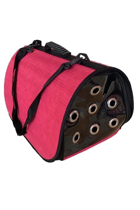 Maxisol Deri Kedi Ve Köpek Taşıma Çantası Pembe