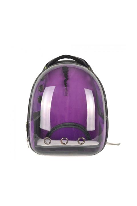 Pet Pretty Astronot Kedi Köpek Sırt Taşıma Çantası Mor