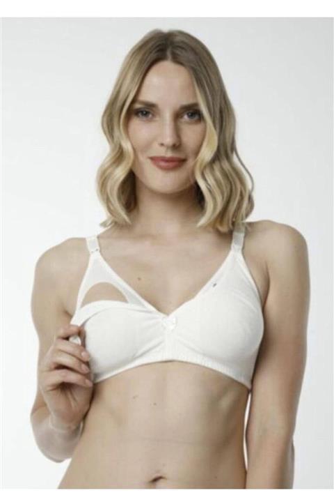 Hmd Kadın  Ekru Emzirme Sütyeni