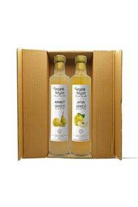 Organik Teyze Doğal Fermantasyon Armut Sirkesi & Ayva Sirkesi 500ml - 2'li Yılbaşı Sağlık Paketi