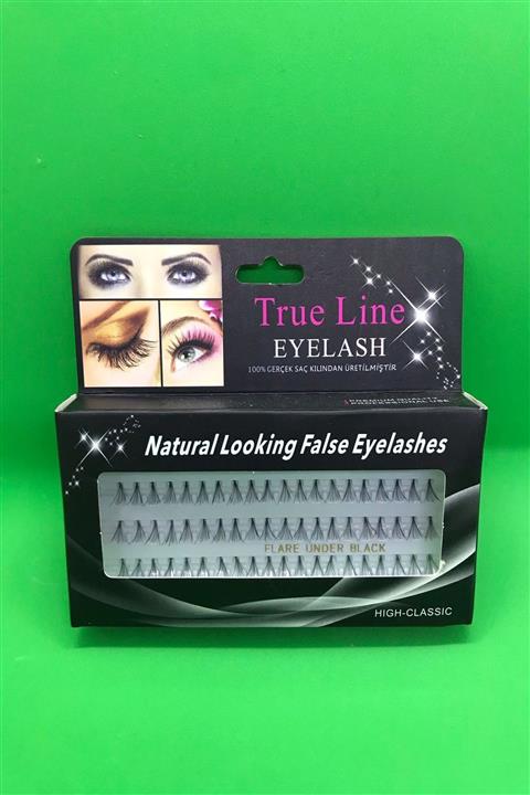 True Line 10 Paket Tekli Kirpik Dogal Smol 10 Paket