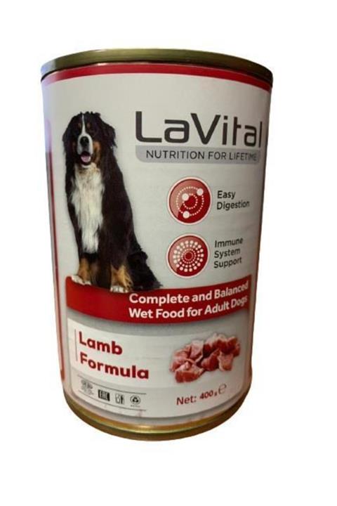 La Vital Püre Lamb Kuzu Etli Köpek Konservesi 400 gr