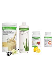 Herbalife Vanilya Shake Limon Çay 50 gr Aloe Vera Thermo Tablet