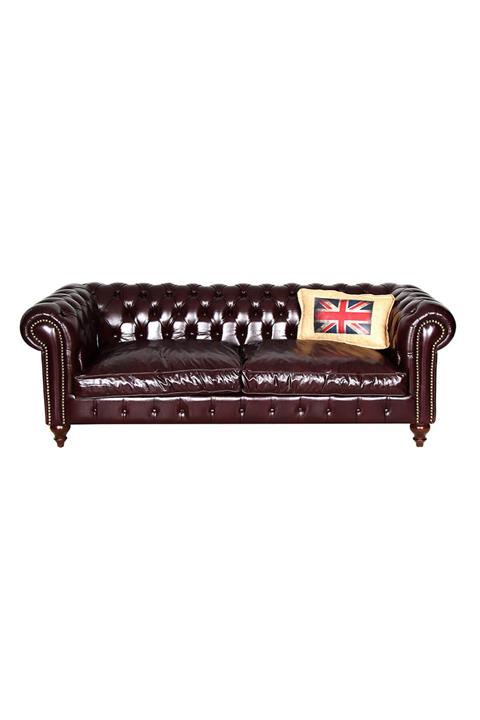 3A Mobilya Class Dark Brown Chesterfield