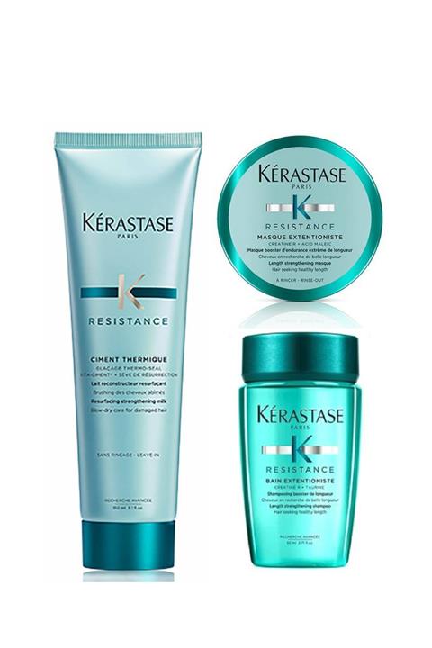 Kerastase Resistance Ciment Thermique Krem 150ml + Extentioniste Şampuan 80ml +Extentioniste Maske 75ml
