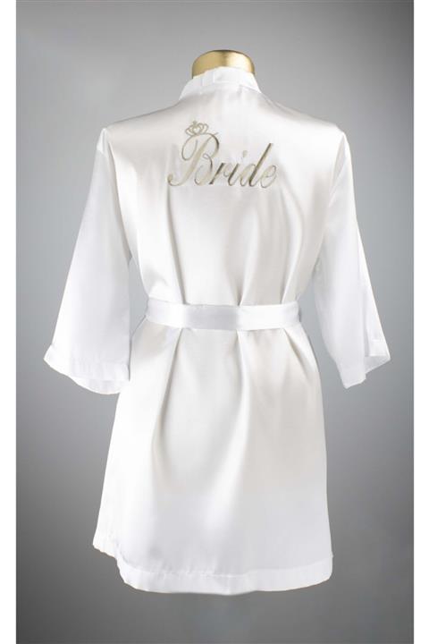 Before To Be Bride Kadın Beyaz Bride Sabahlık