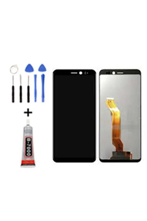 Tk Tech HTC U12 PLUS  LCD EKRAN DOKUNMATİK SİYAH TAMİR SETİ YANINDA !!!