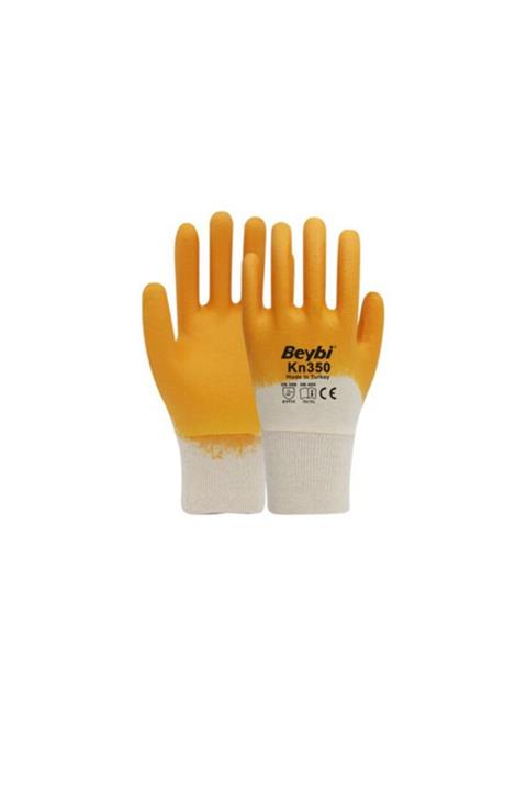 Beybi Nitril Kaplama Kn350 (EL-350) Sarı No:9 (12 ADET)