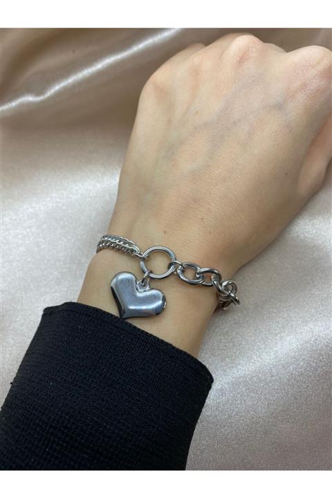 SHINING IN BEAUTY Heart Mix Zincir Bileklik