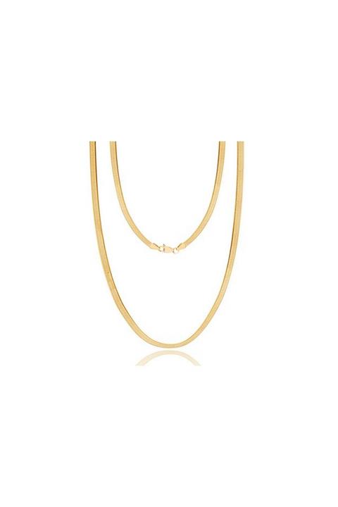 Diamond LineGülaylar Yeşil Altın 14 Ayar Trend Zincir