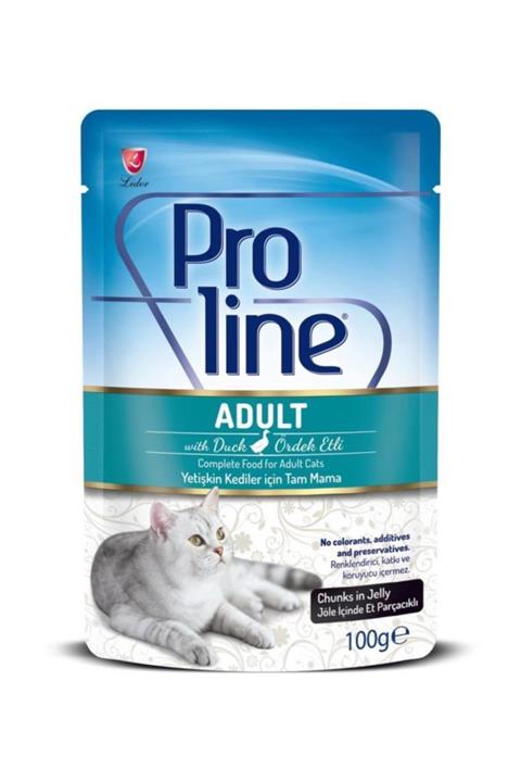 Pro Line Pouch Ördek Etli Kedi Konservesi 100 gr