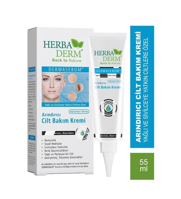 Herbaderm Arındırıcı Cilt Bakım Kremi 55 ml