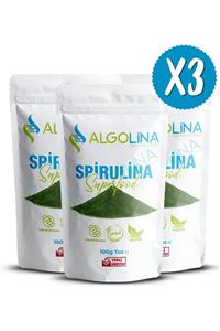 Algolina Spirulina Tozu 100 gr 3 Adet