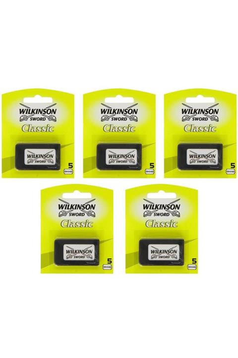 Wilkinson Sword Klasik 5'li Yaprak Tıraş Bıçağı Yedeği 5 Paket