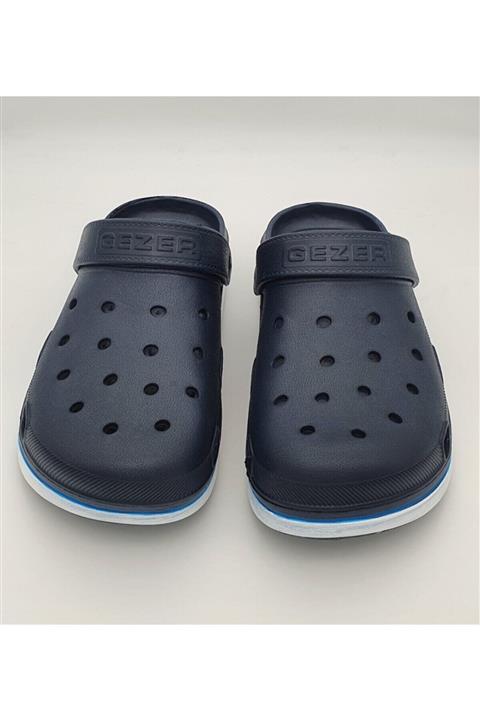 GEZER Unisex Lacivert Sabo Aşçı Medikal Hastane Ve Hemşire Terliği