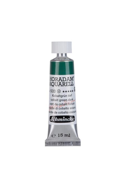 Schmincke : Horadam Aquarell Artist : Tüp Sulu Boya : 15 Ml : Seri 4 : 533 Cobalt Green Dark
