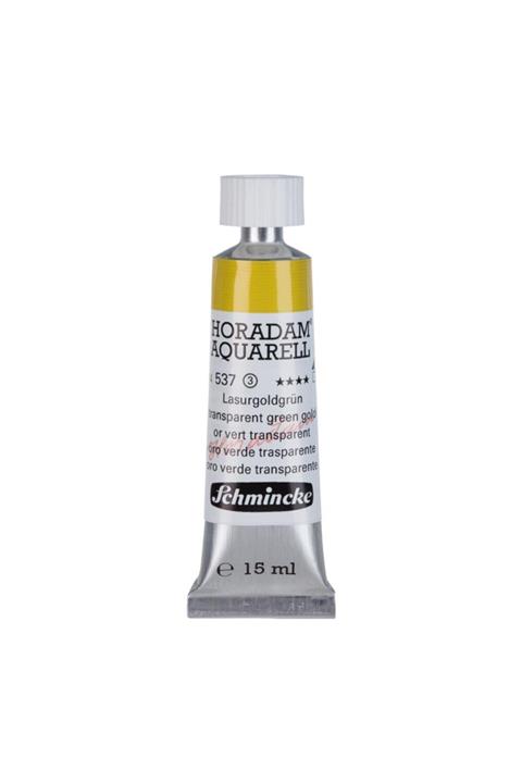 Schmincke : Horadam Aquarell Artist : Tüp Sulu Boya : 15 Ml : Seri 3 : 537 Transparent Green Gold