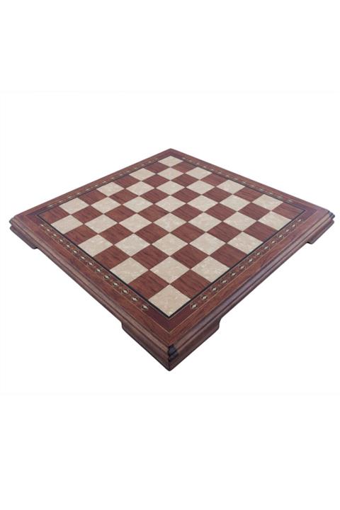 Helena Wood Art Flat Satranç Altı (41x41x3 Cm)