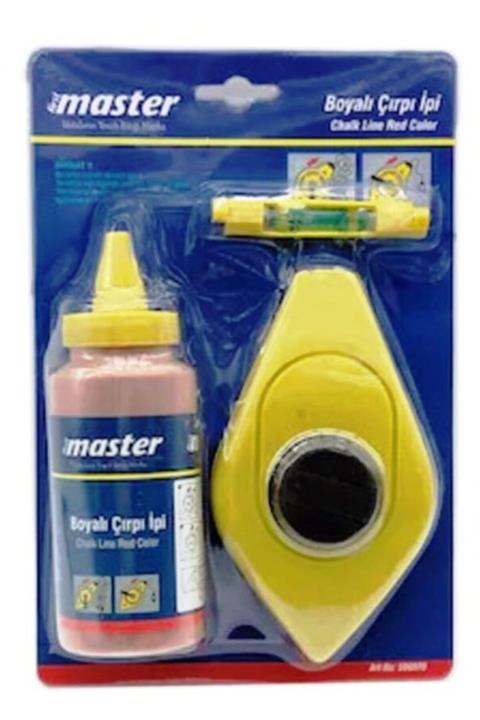 Master Boyalı Çırpı Ipi Kırmızı 30 Metre