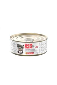 BAM&BAM Somonlu Püre Kısırlaştırılmış Yetişkin Kedi Konservesi 80 gr X 6 Adet