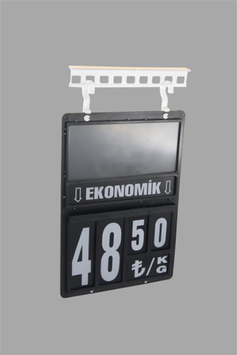 Modern Raf Manav Bakliyat Etiketliği Siyah 3'lü